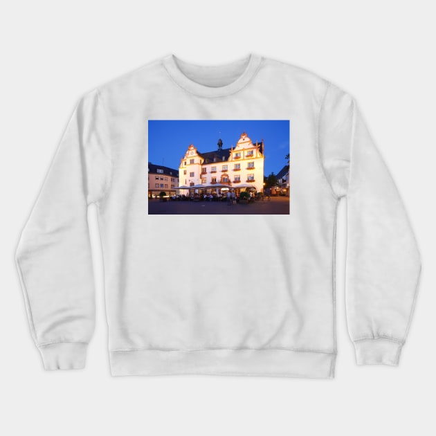 Old Town Hall, Darmstadt Crewneck Sweatshirt by Kruegerfoto